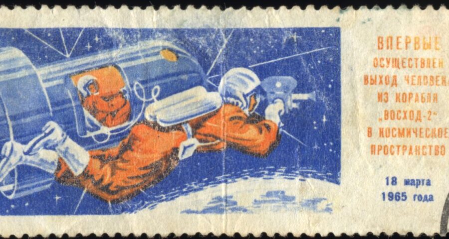 Alexei Leonov Walks in Space First