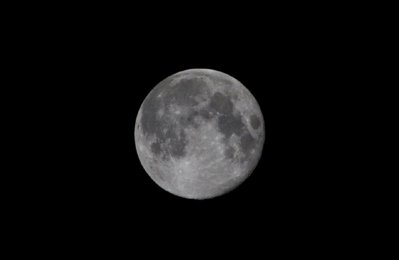 The full Moon in detail