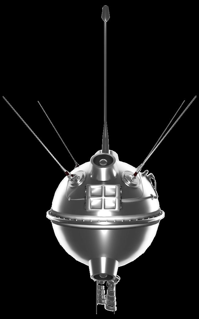 A Soviet Luna spacecraft with antennas