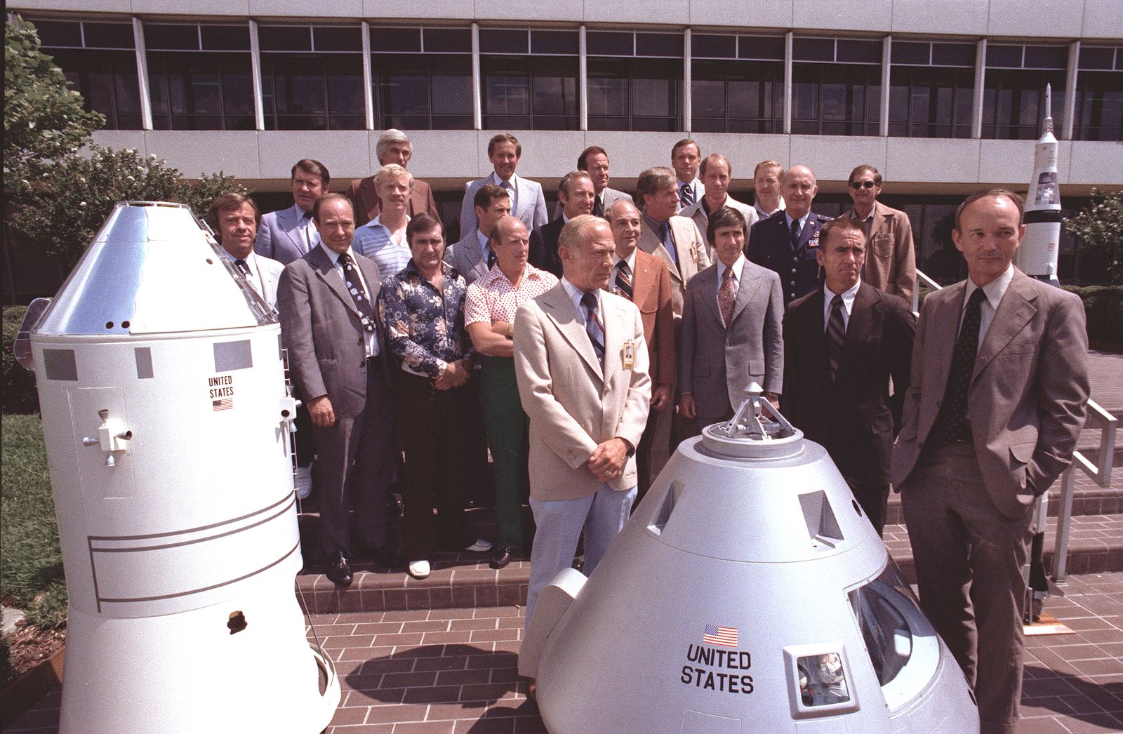 A group of Apollo astronauts