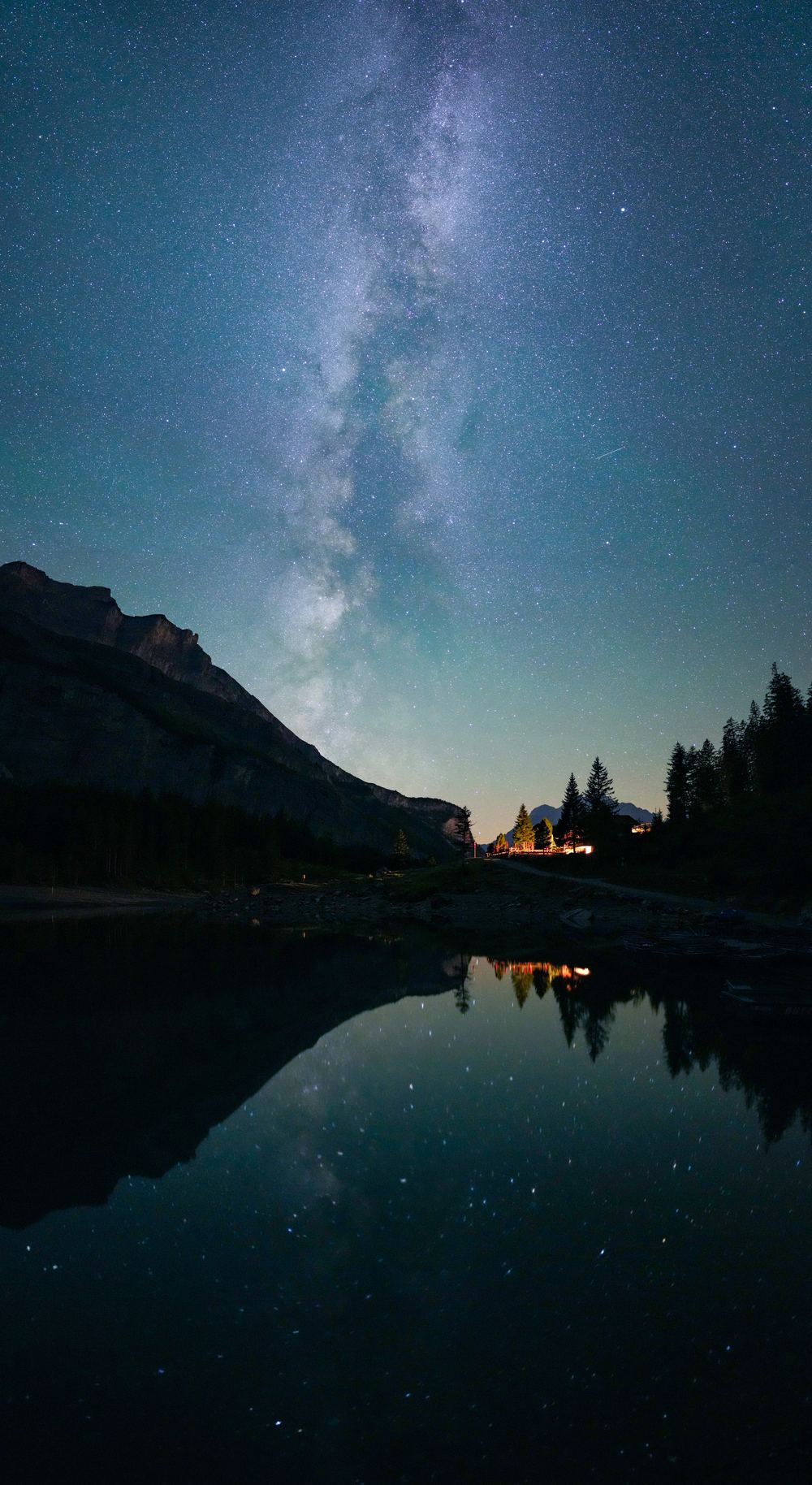 The Milky Way arching across a dark night sky